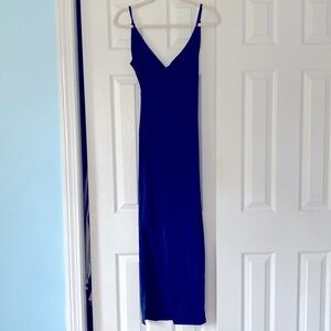 Navy blue bodycon dress